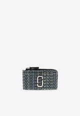 Marc Jacobs Monogram Denim Top-Zip Wallet