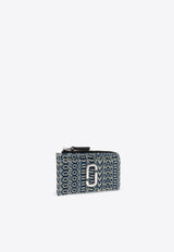 Marc Jacobs Monogram Denim Top-Zip Wallet