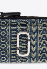 Marc Jacobs Monogram Denim Top-Zip Wallet