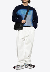 Printed Wool Sweater
