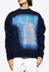 Printed Wool Sweater