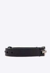 Ferragamo Double Gancini Leather Bracelet