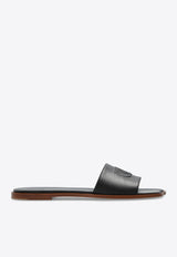 Chloé Soleil Calf Leather Flat Sandals