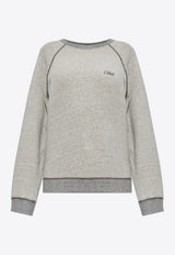 Chloé Embroidered Logo Sweatshirt