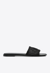 Chloé Soleil Woven Strap Flat Sandals