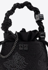 GANNI Mini Bou Studded Bucket Bag