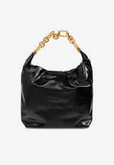 Balmain Sync Leather Shoulder Bag