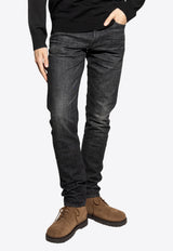 Tom Ford Tapered-Leg Faded Jeans