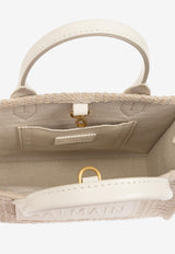 Balmain Small B-Army Monogram Jacquard Tote Bag