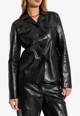 Tom Ford Buttoned Leather Jacket