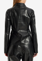 Tom Ford Buttoned Leather Jacket