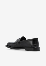 Moschino Signature Leather Loafers