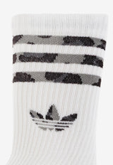 Adidas Originals Leopard Crew Socks - Set of 2
