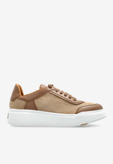 Max Mara Maxi Urban Suede and Leather Sneakers