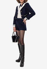 Self-Portrait Contrasting Wool Cardigan