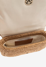 Self-Portrait Bow Charm Chain-Linked Shoulder Bag