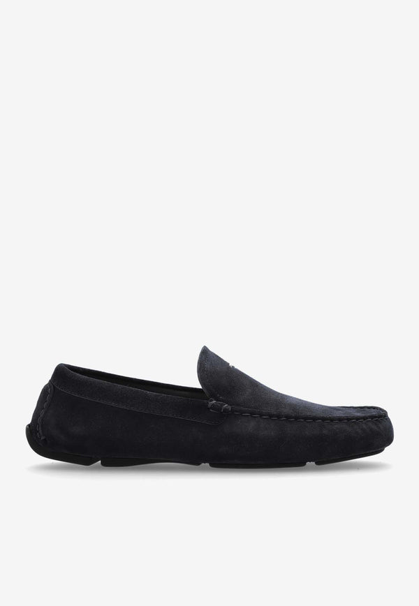 Jimmy Choo Stanly Suede Loafers STANLY DRIVER UUE-NAVY