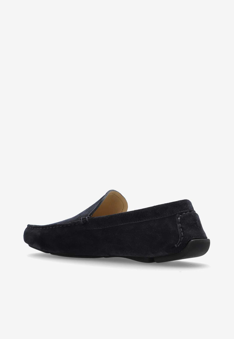 Jimmy Choo Stanly Suede Loafers STANLY DRIVER UUE-NAVY