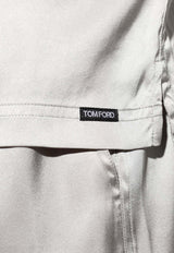 Tom Ford Long-Sleeved Silk Pajama Top