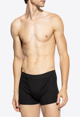 Tom Ford Elastic-Waistband Logo Boxers Black T4LC32040 0-002