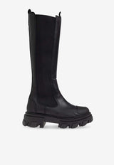 GANNI Eco Leather Knee-High Boots
