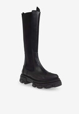 GANNI Eco Leather Knee-High Boots