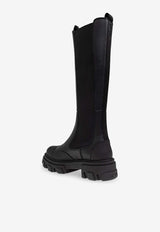 GANNI Eco Leather Knee-High Boots