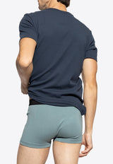 Tom Ford V-neck Basic T-shirt Navy T4M091040 0-412