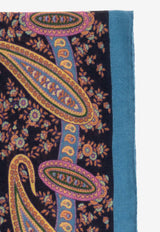 Etro Printed Wool Blend Scarf