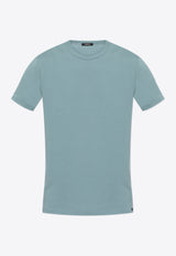 Tom Ford Basic Crewneck Undershirt Blue T4M081040 0-424