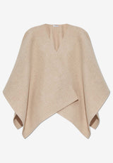 Max Mara Serra Wool and Alpaca Poncho