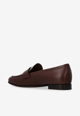 Max Mara Regentmoc Leather Loafers