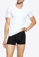 Tom Ford V-neck Basic T-shirt White T4M091040 0-100