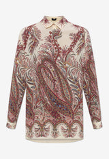 Etro Floral Paisley Print Silk Shirt