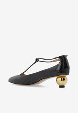 Ferragamo Tania 40 Leather Pumps