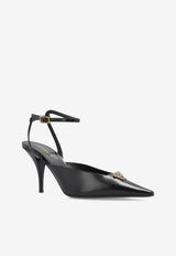 Versace La Medusa 85 Leather Pumps