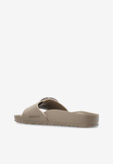 Birkenstock Madrid Big Buckle Slides Taupe 1030479 0-GRAY TAUPE