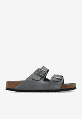 Birkenstock Arizona Suede Double-Straps Slides