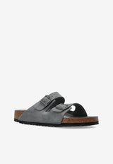 Birkenstock Arizona Suede Double-Straps Slides