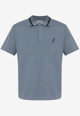 Ferragamo Embroidered F Polo T-shirt