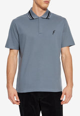 Ferragamo Embroidered F Polo T-shirt