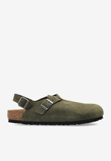 Birkenstock Tokio Suede Slingback Clogs