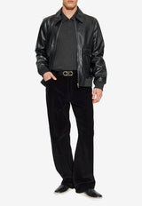 Ferragamo Straight-Leg Corduroy Pants