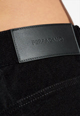 Ferragamo Straight-Leg Corduroy Pants