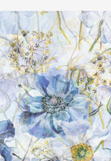 Ferragamo Floral Print Silk Scarf