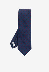 Ferragamo Two-Tone Gancini Silk Tie
