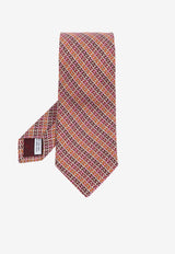 Ferragamo Gancini Chain Silk Tie