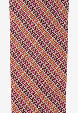 Ferragamo Gancini Chain Silk Tie