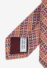 Ferragamo Gancini Chain Silk Tie
