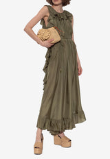 Zimmermann Cascadian Ruffled Silk Midi Dress